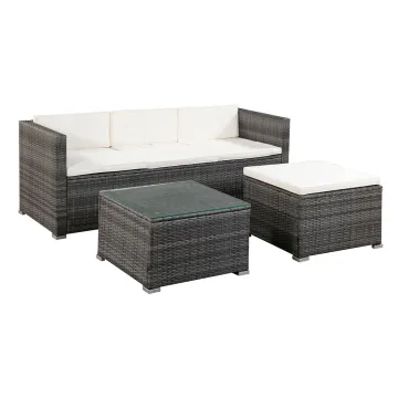Outdoor Metal Patio Seating Furniture Lounge Set Dining Sofa