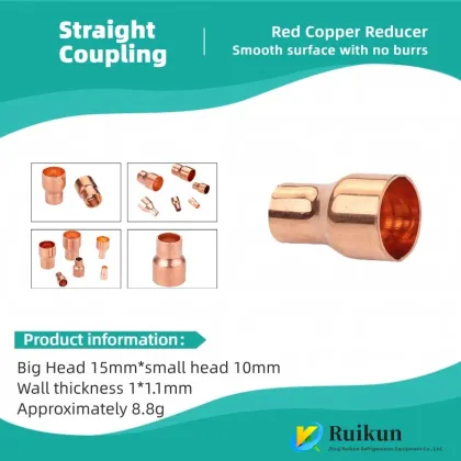 Welded Reducer Fittings for Copper Pipes