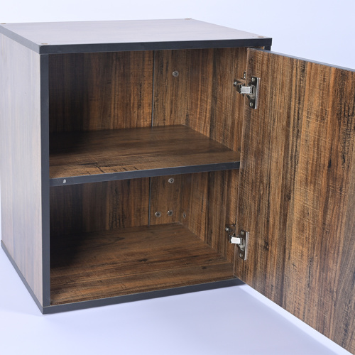 Modern Wooden Bedside Table with Storage