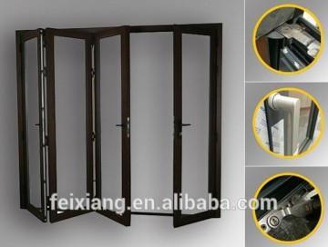 Aluminium folding door aluminium bi-folding door