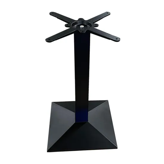 Square Cast Iron Square-Slanted Table Feet