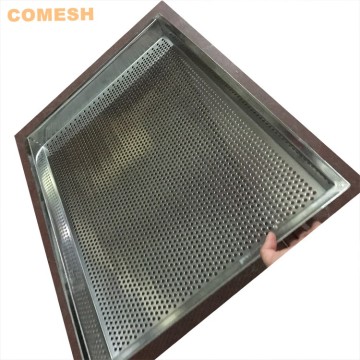 64x45cm Stainless Steel Mesh Metal Perforated Drying Tray