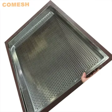 64x45cm Stainless Steel Mesh Metal Perforated Drying Tray