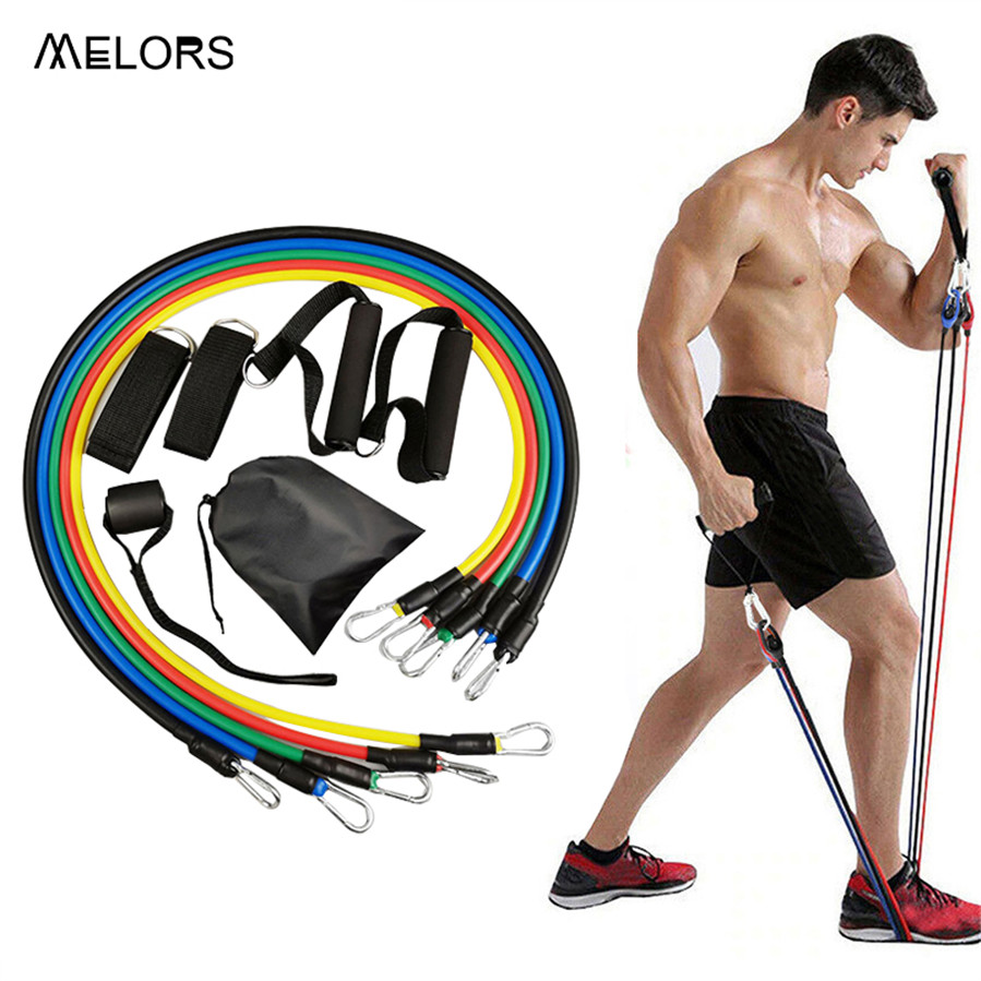 Handles Exercise Bands Workout Equipment