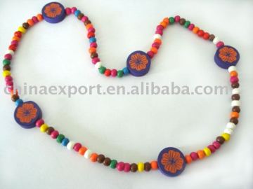wooden necklace NJ-W001