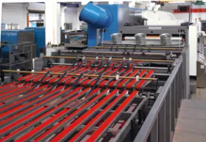 German Siemens system corrugated box printing machine