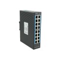 Sakelar Industri 16 Port Sakelar Ethernet Tidak Terkelola