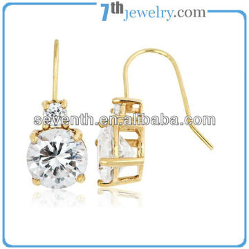 2013 New Product High Quality Gold Earrings Fancy diamond earrings