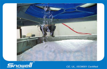 15mt/d Large Capacity Fish Ice Machine For Concrete Cooling System , 3p 380v 50hz