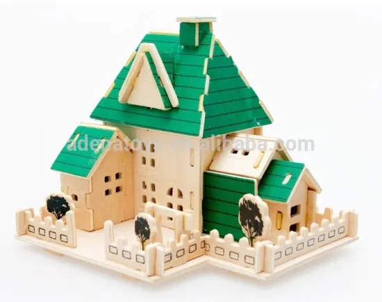 wooden crafts manufacturer / educational toy / 3D DIY toys / kids learning aids