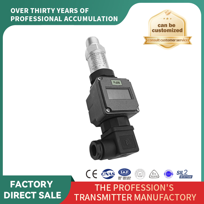 Transmițător de presiune piezorezistiv din ceramică cu afișaj LCD