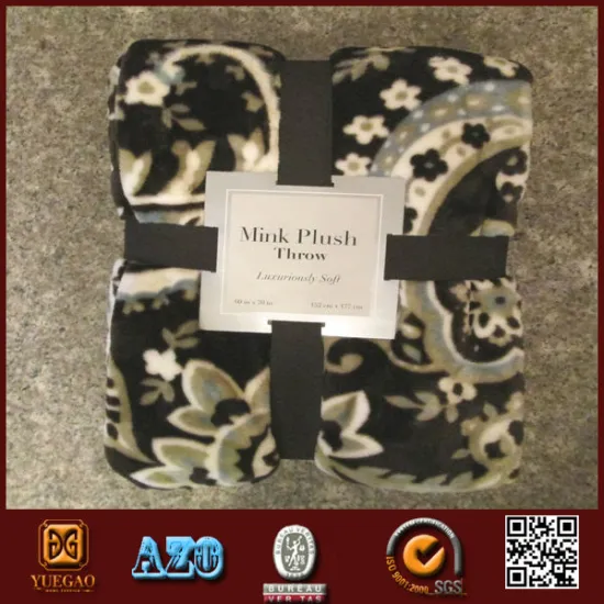 100 polyester cheap mink blanket in china