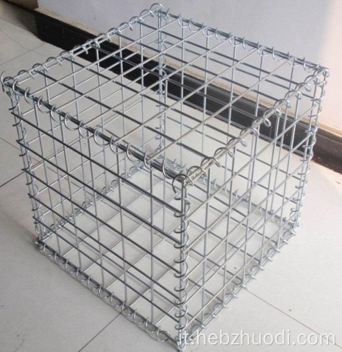 Cesto in mesh gabion saldato zincato