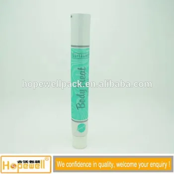 Green Serum Packaging Tube Used For Skin Brightening Neck Treatment