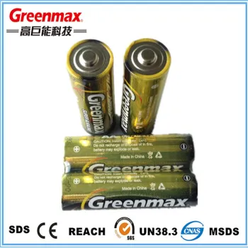 Most popular non-rechargeable alkaline 1.5v battery lr6