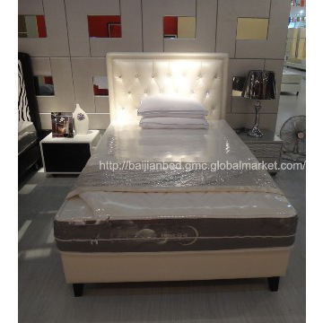 hot sale hotel box spring button design PU hotel bed base