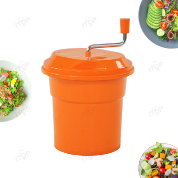 Commercial Plastic Salad Spinner - 25 Liter/5.5 Gallons