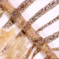 Tissu Brodé De Paillettes Glitter Pour Robe