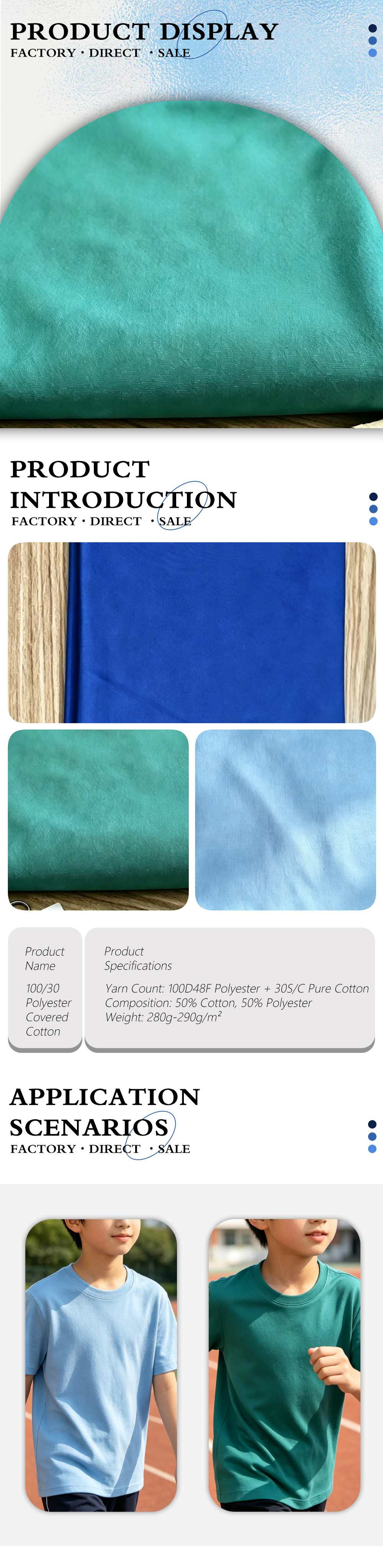 4-10030 Polyester Covered Cotton-x