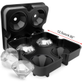 Partihandel Silikon Ice Cube Trays Diamond Ice Forms