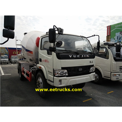 Yuejin 2500L Concrete Mixing Transport Trucks