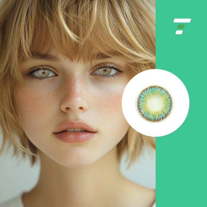 Fresh Art contact lenses exaggerated no power