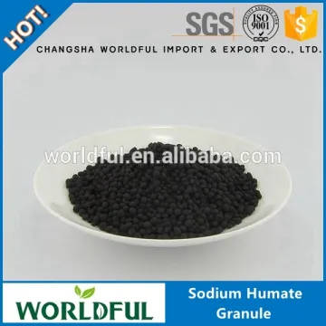 Best quality sodium humate granule organic fertilizer, natural humate fertilizer