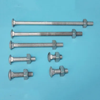 ASME B18.5 Round Head Bolts with Nuts