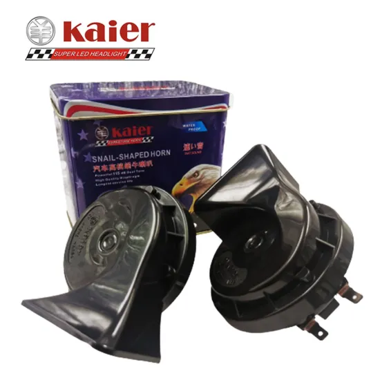 Kaier Car Snail Klaxon - 1 Year Guarantee, 12V Waterproof High Power Copper Coil Horn
