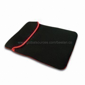 Neoprene Laptop Case, Polyurethane Provides Anti-shock, Available in Red, Black and Blue Colors