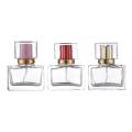 Spray Clear Square Portable Perfume Bottle Glass Bottle