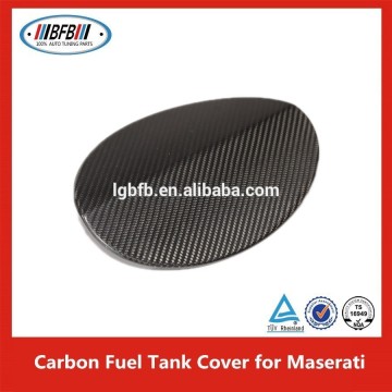CARBON FIBER GAS CAP CAR FUEL TANK COVER FOR MASERATI Quattroporte