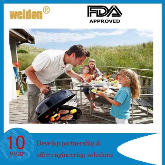 Square-shaped Non-stick Silicon Mat BBQ grill/baking sheet