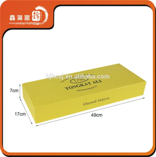 Paperboard hair extension paper packaging box