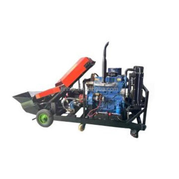 Diesel Concrete Pump for Sale - 15 Inclined Concrete Delivery and Mortar Pouring Pump