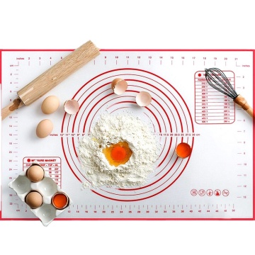 Tappetino per pasticceria in silicone antiaderente con misurazioni-resistente al calore e alimentare