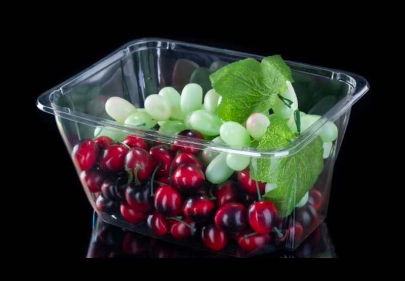 Boîte d'emballage de fruits en plastique jetable