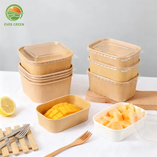 Recyclable Material Paper Packaging For Takeaway