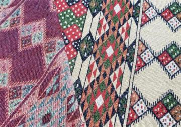 Upholstery Woven Small Mat Fabric for Room Decorations