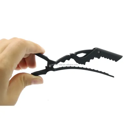 Private Label Alligator and Crocodile Teeth Hair Section Clip