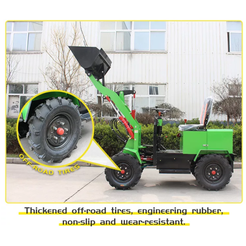 Electric front loader for tunnel use