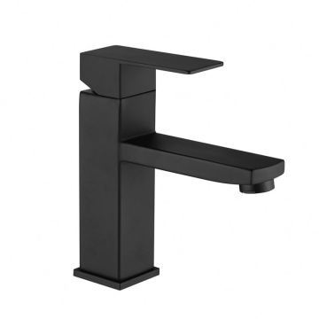 Black Brass Single Handle Vanity Sink Mixer Faucet ODM OEM Bathroom Basin Tap