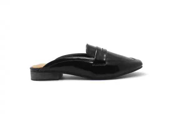 Classic Patent PU Wood Printing Heel