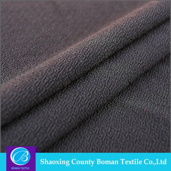 China supplier Latest design Beautiful Elastic poly spandex crepe fabric