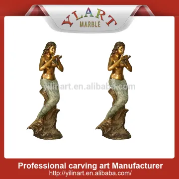 BEAUTIFUL bronze Mermaid fountain