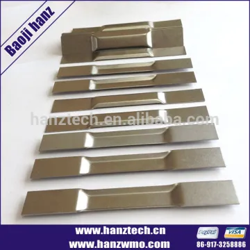 Customized 99.95% pure molybdenum boat