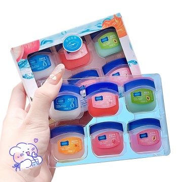 Honey White Vaseline Sakura Avocado Rose Juicy Peach Lip Oil Kit for Moisturizing and Repairing Lip Lines