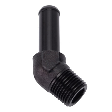 1/2 \ "npt erkek 45 dereceden 5/8 \" Hortum Barb nipple alüminyum an10