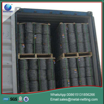 kumparan kawat duri galvanis 2.5 * 2.0mm kawat berduri