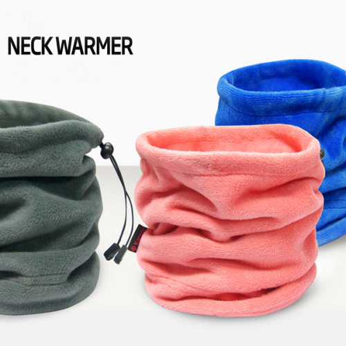 faux fur rabbit  fleece neck warmer